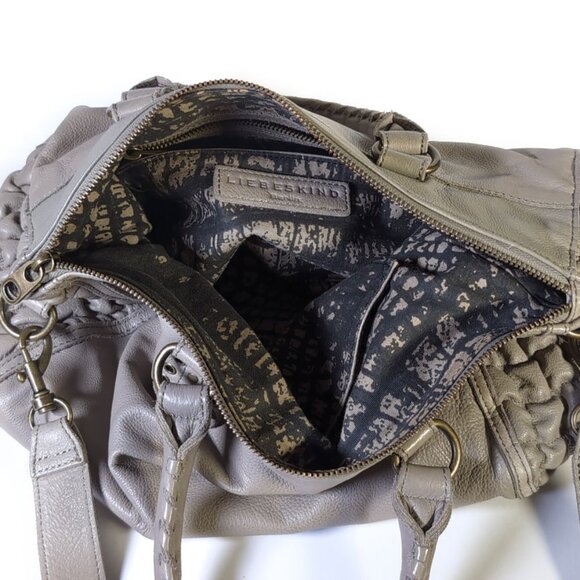 Liebeskind Berlin Taupe Leather Hobo Satchel - Picture 8 of 10